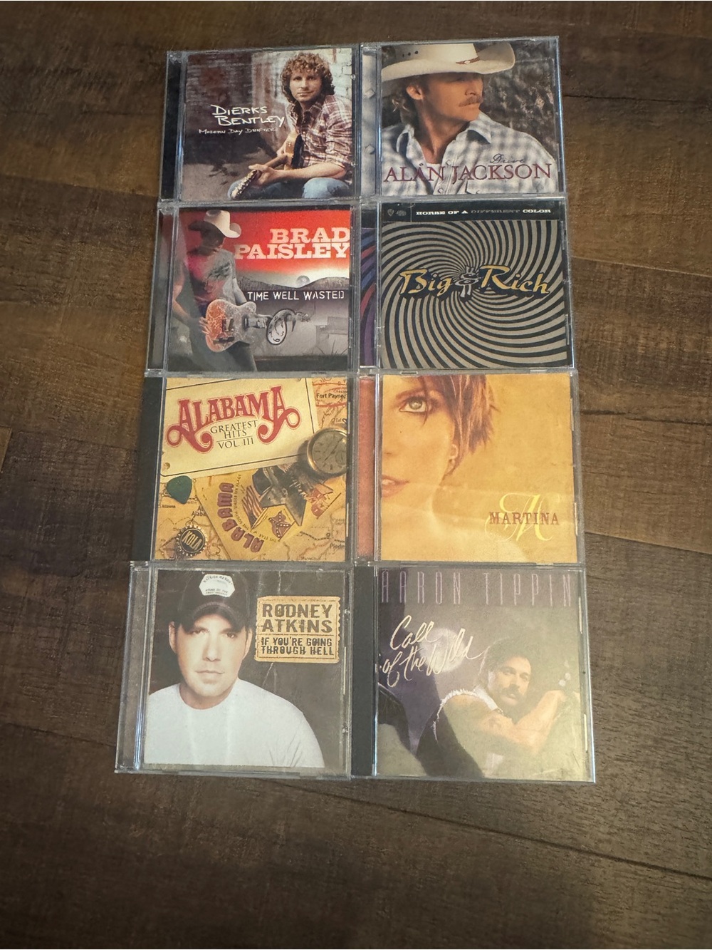 8 Country Music CD’s